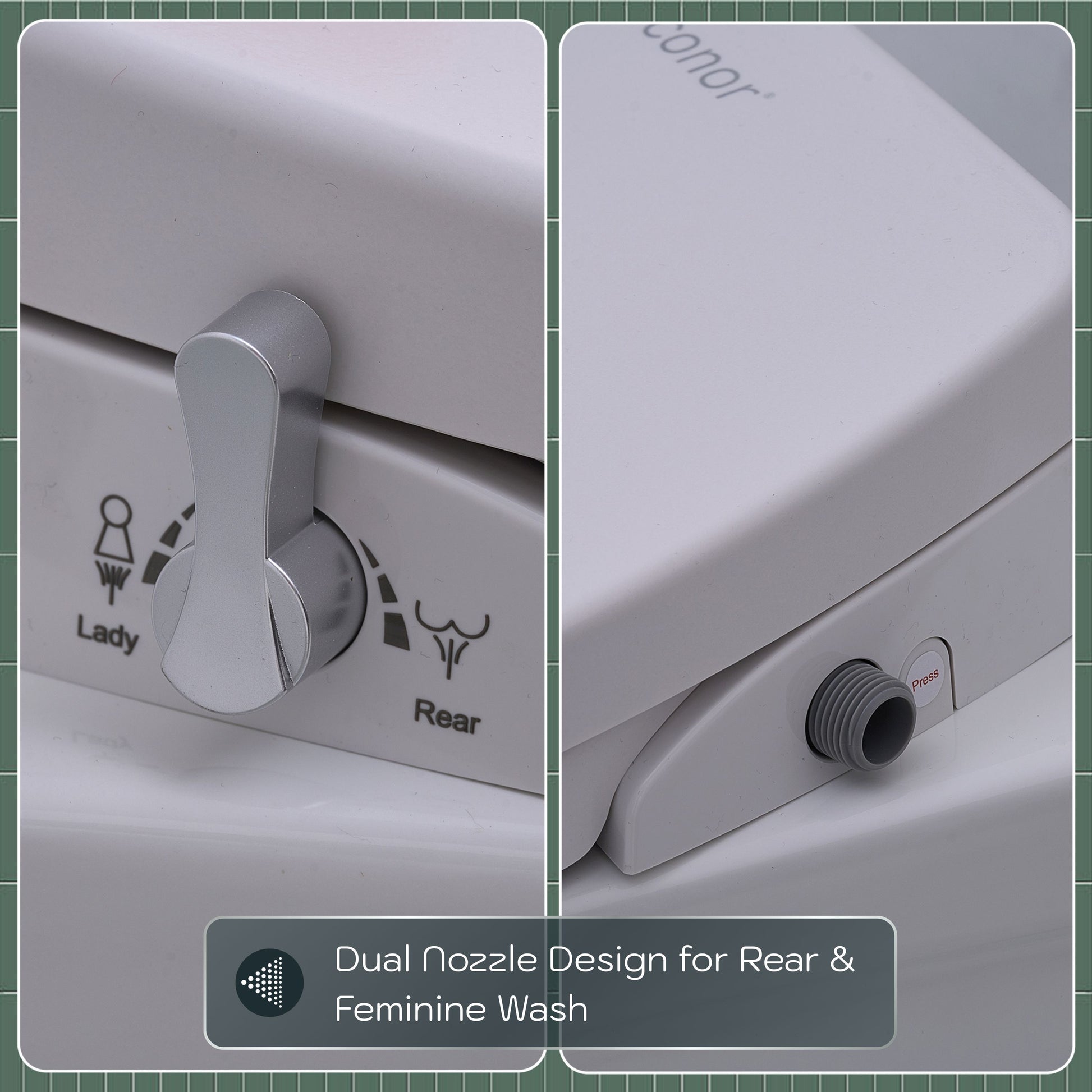 Toilet with Right Water Inlet