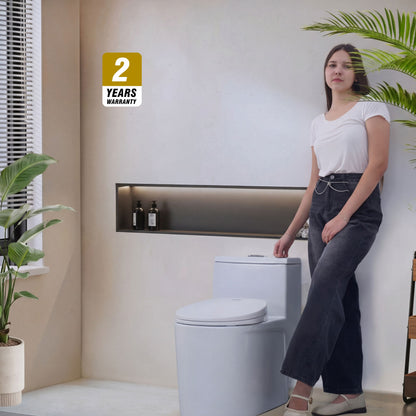 Toilet with Left Water Inlet