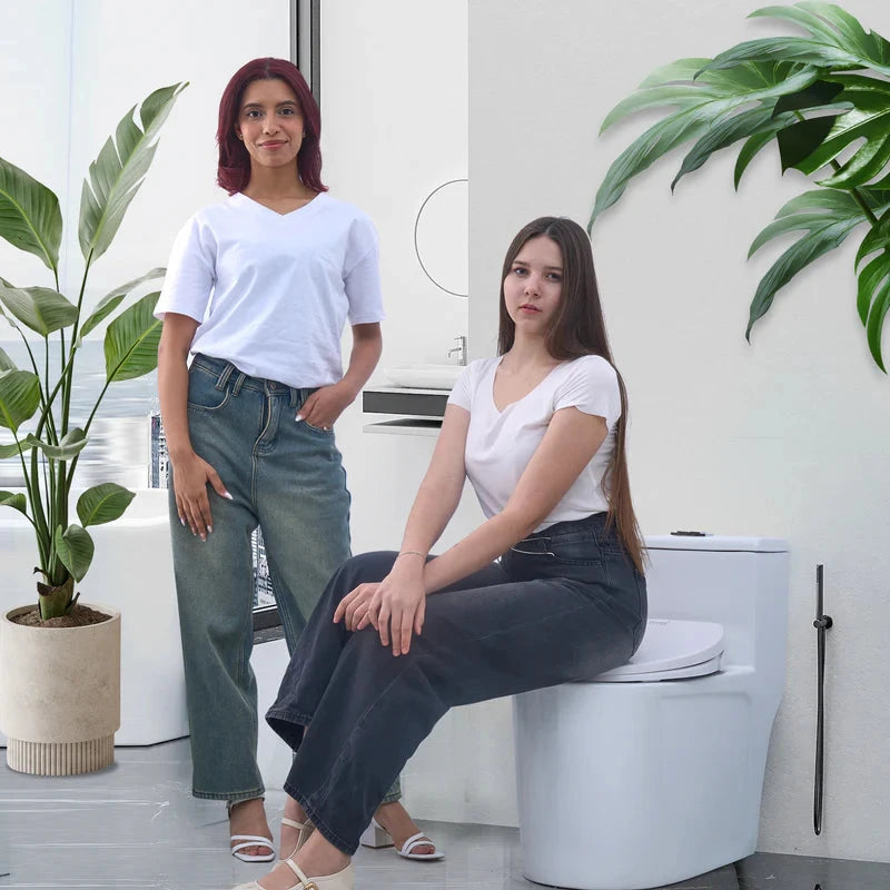 Toilet with Left Water Inlet