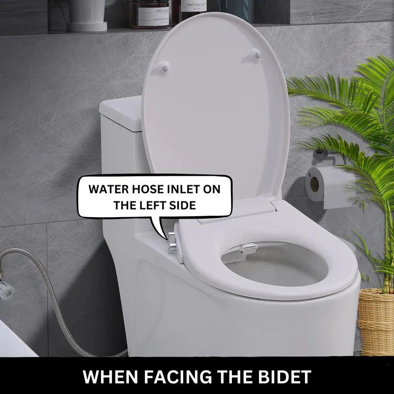 Toilet with Left Water Inlet