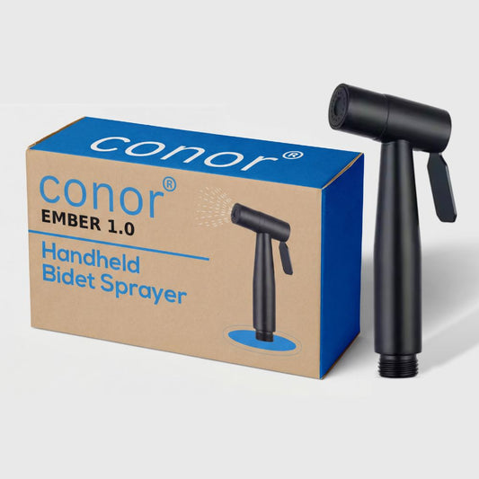 Conor Ember 1.0 Black Handheld Bidet Spray with Installation Kit conors.com.au 