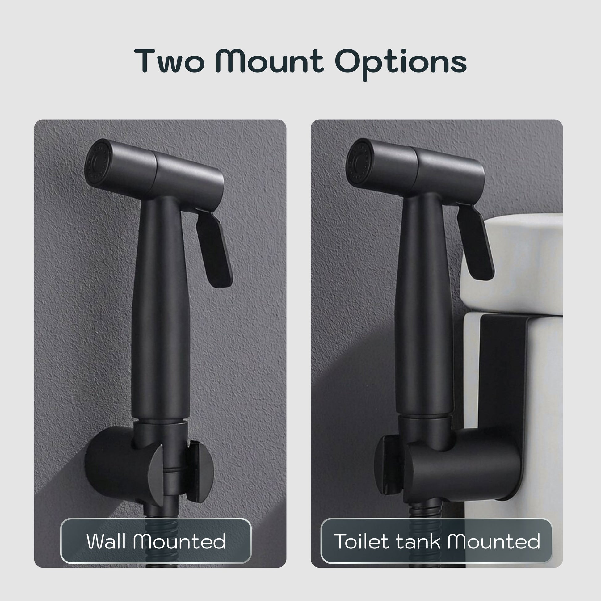 Conor Ember 1.0 Black Handheld Bidet Spray with Installation Kit conors.com.au 