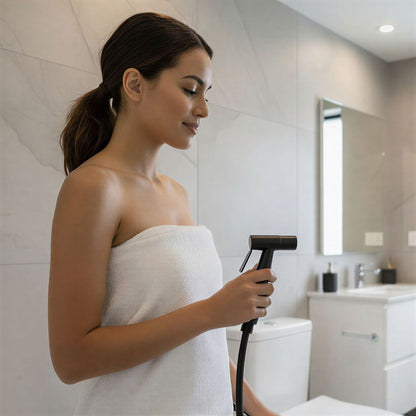 Conor Ember 1.0 Black Handheld Bidet Spray with Installation Kit conors.com.au 