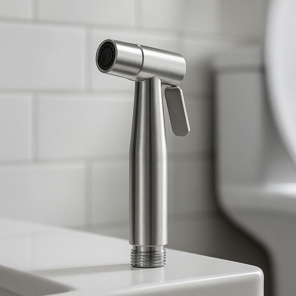 Conor Ember 1.0 Silver Handheld Bidet Spray with Installation Kit conors.com.au 