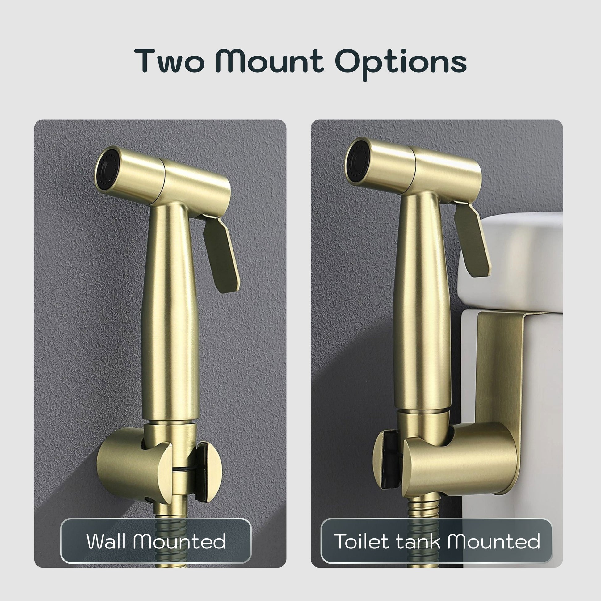 Conor Ember Gold Handheld Bidet Spray with Installation Kit conors.com.au 