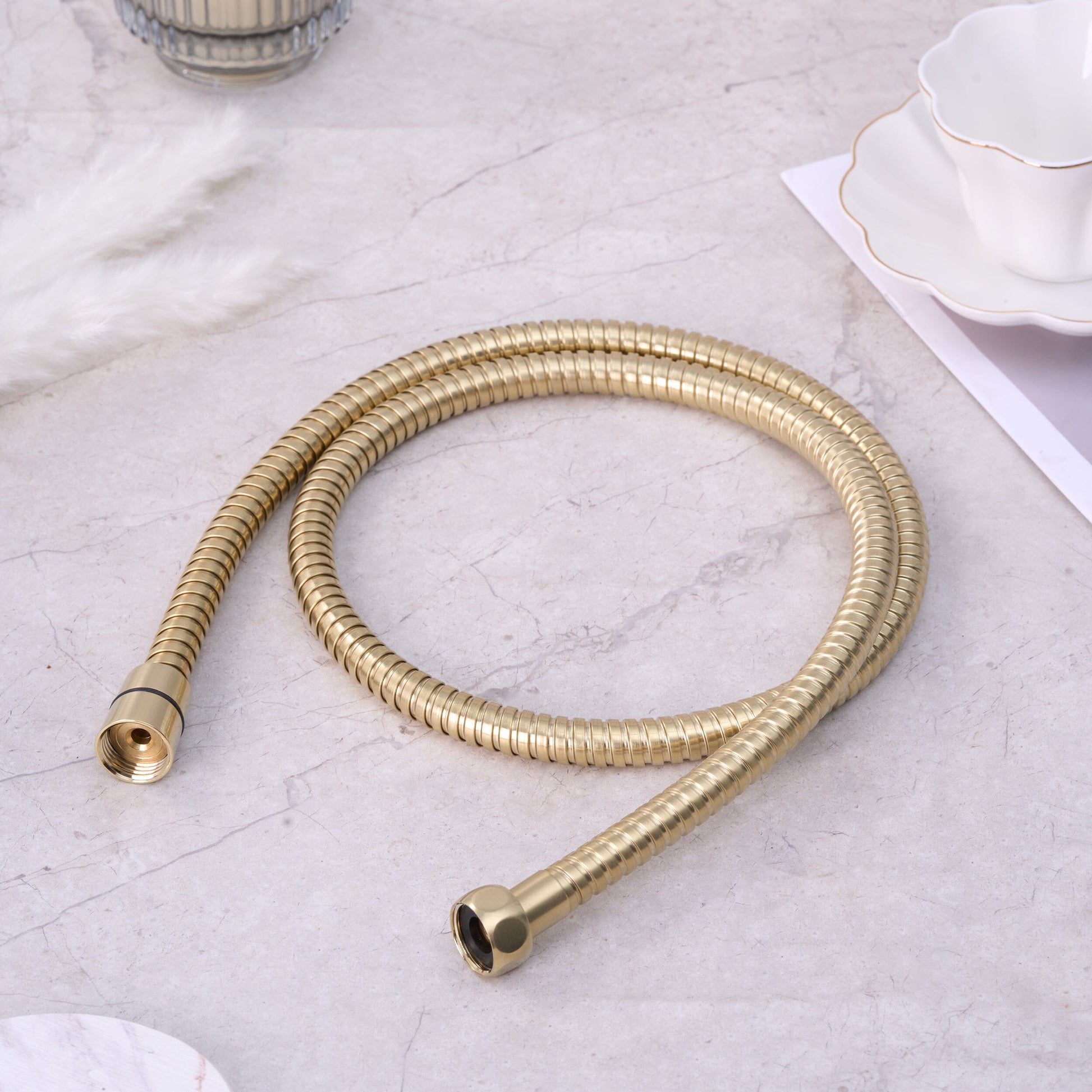 Conor Flexible Bidet Hose Gold conors.com.au 