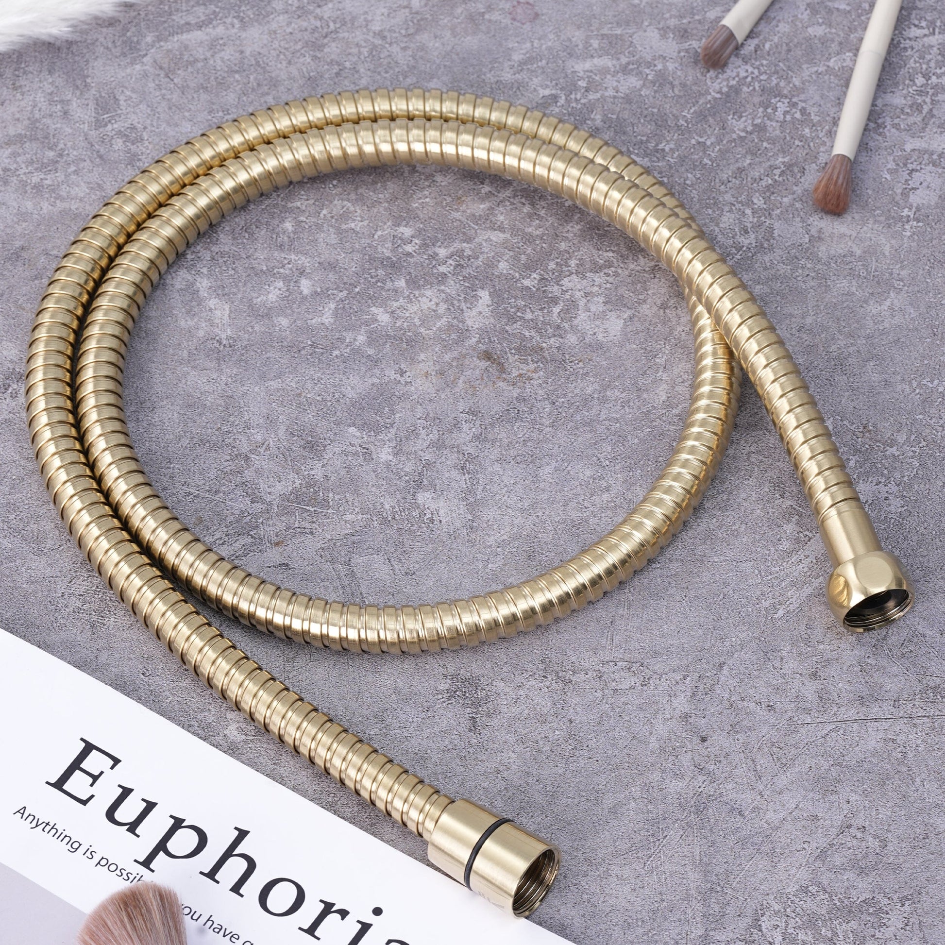 Conor Flexible Bidet Hose Gold conors.com.au 