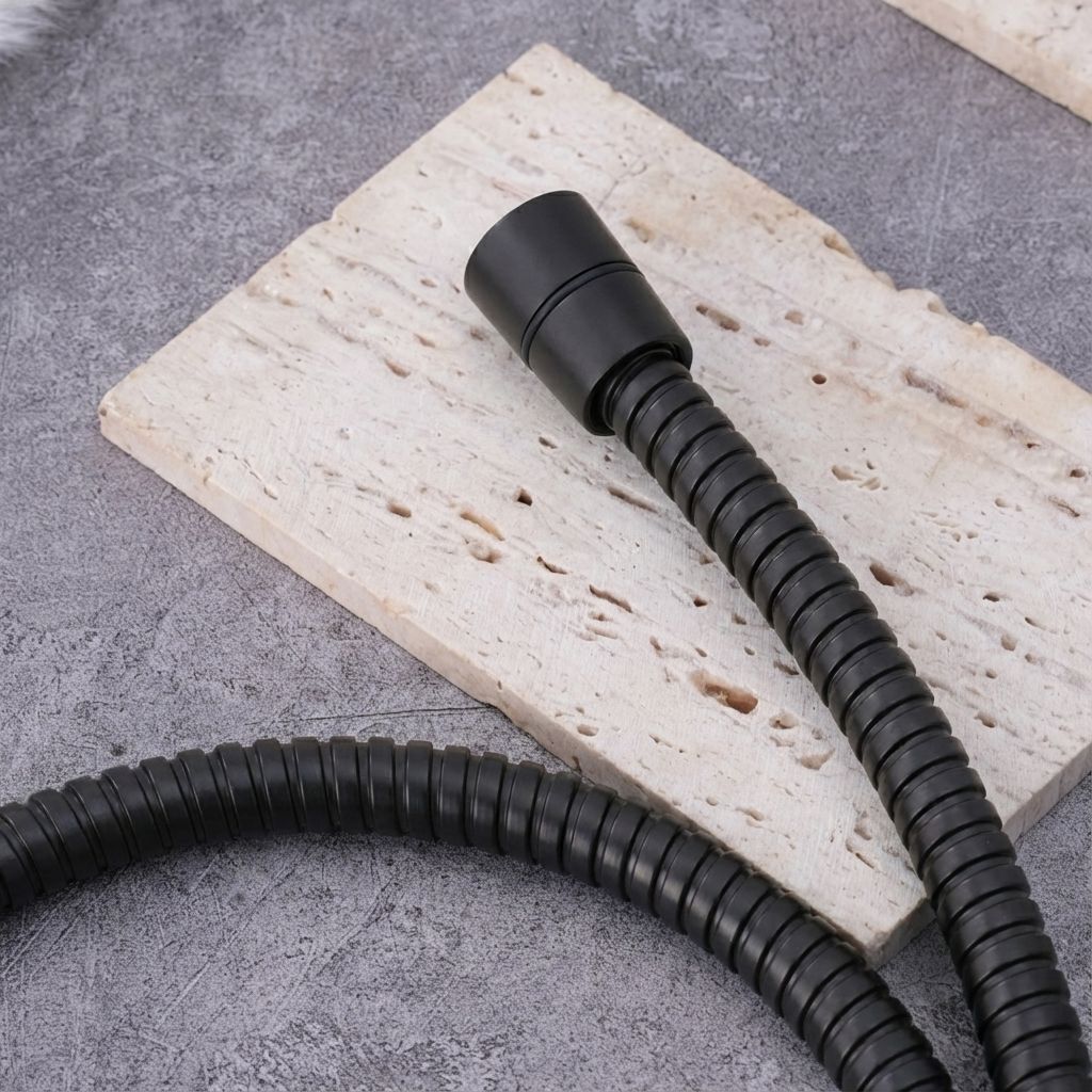 Conor Flexible Bidet Hose Matte Black conors.com.au 