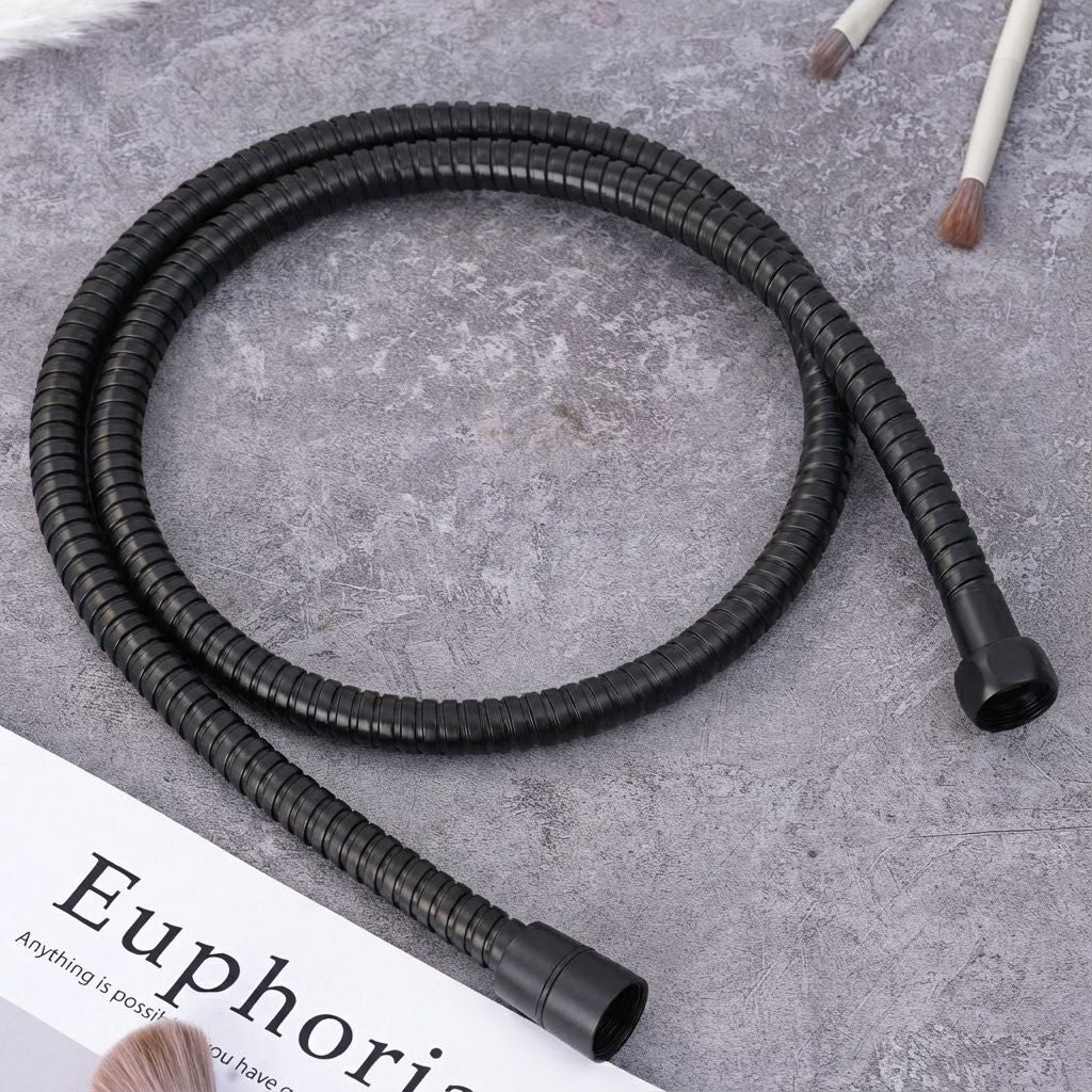 Conor Flexible Bidet Hose Matte Black conors.com.au 