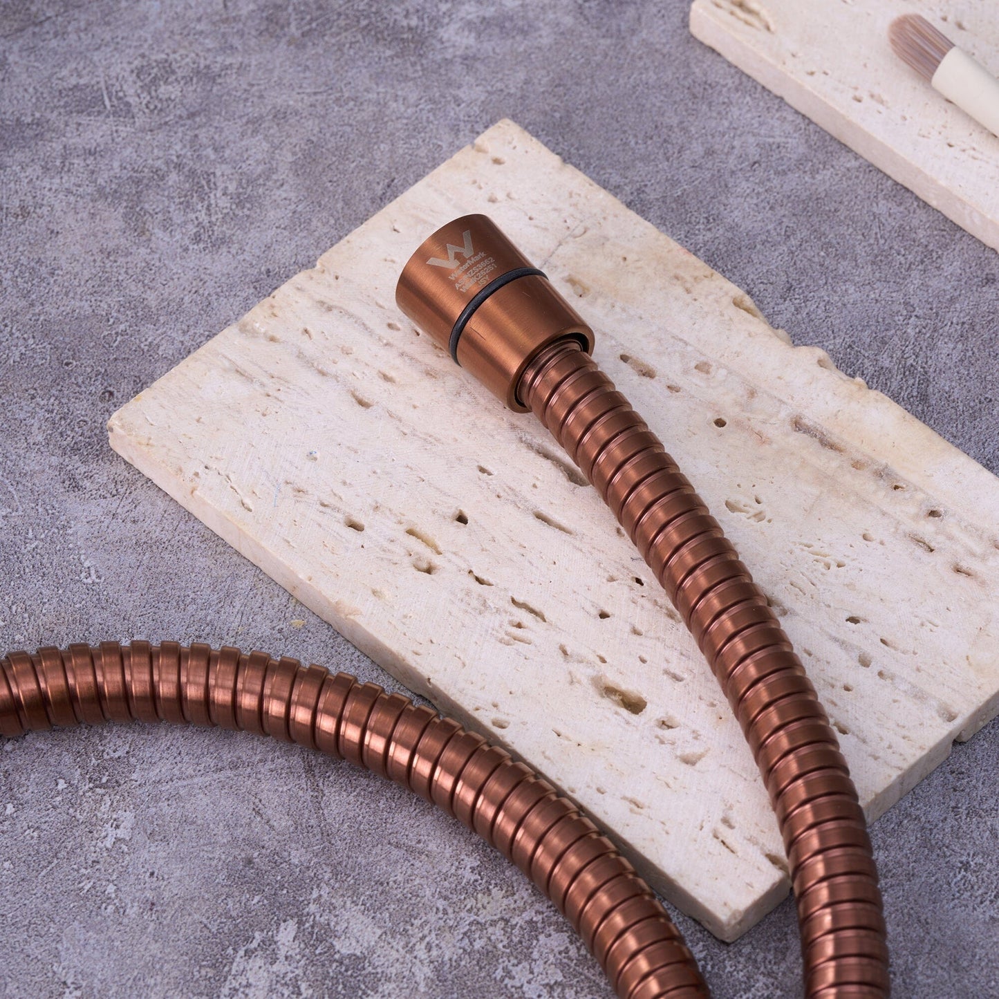 Conor Flexible Bidet Hose Rose Gold conors.com.au 