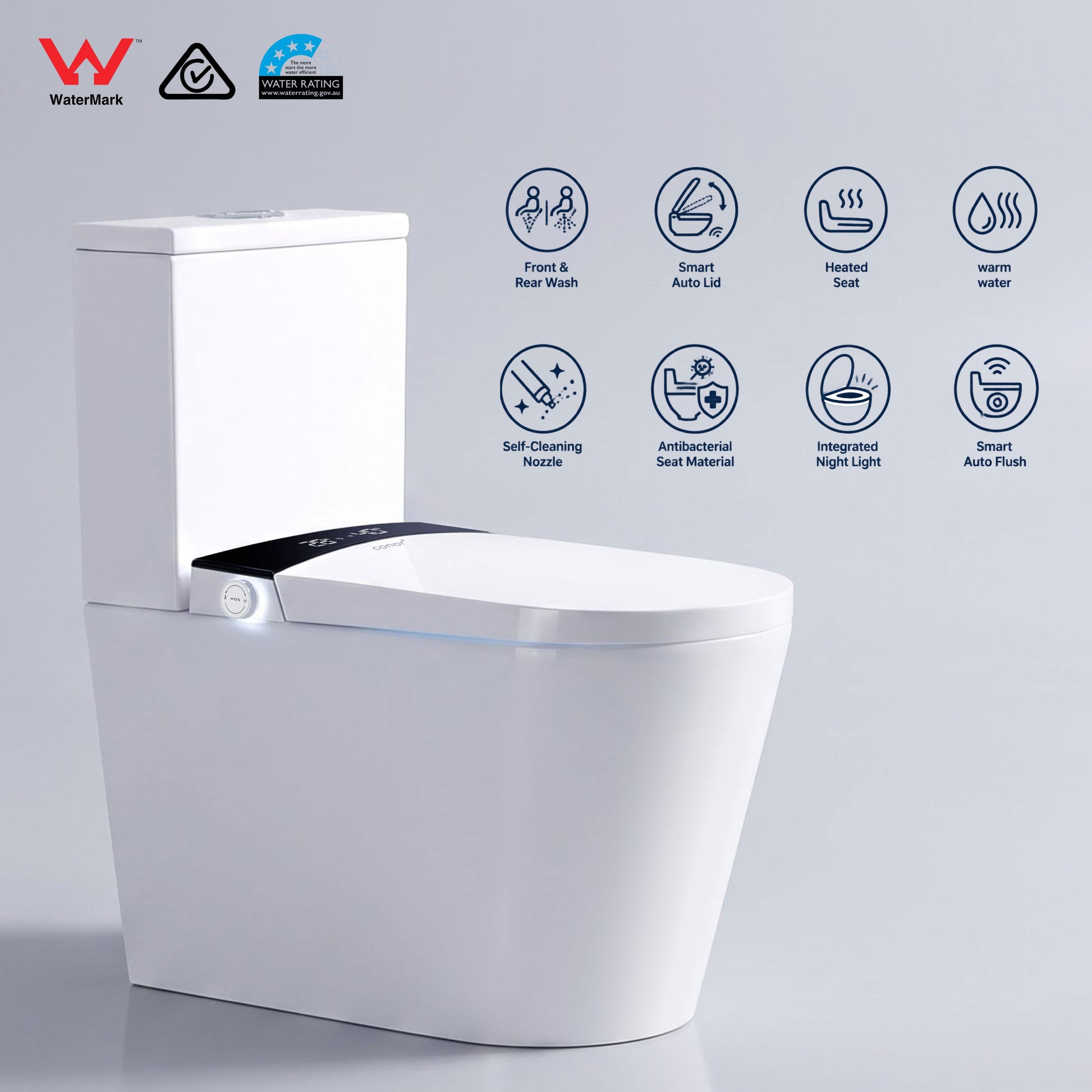 Conor FlushGreen Integrated Smart Toilet conors.com.au 