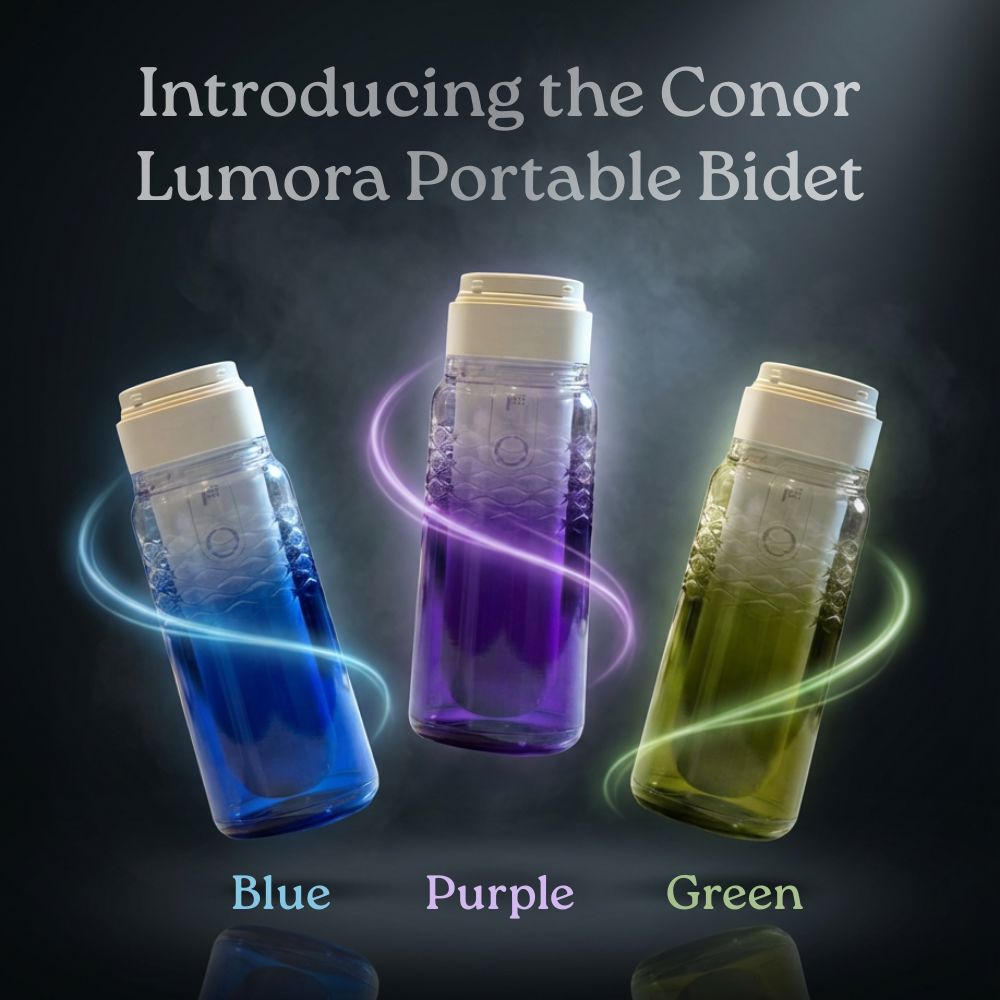 Conor Lumora Rechargeable Electric Portable Travel Bidet Sprayer - Blue conors.com.au 