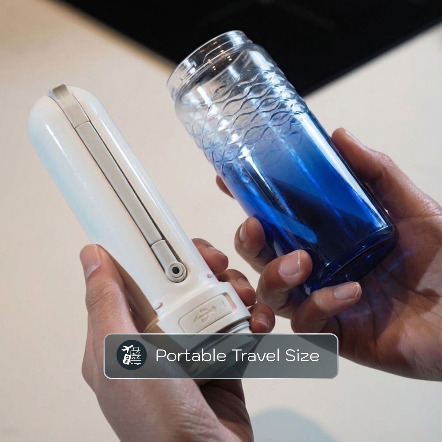 Conor Lumora Rechargeable Electric Portable Travel Bidet Sprayer - Blue conors.com.au 