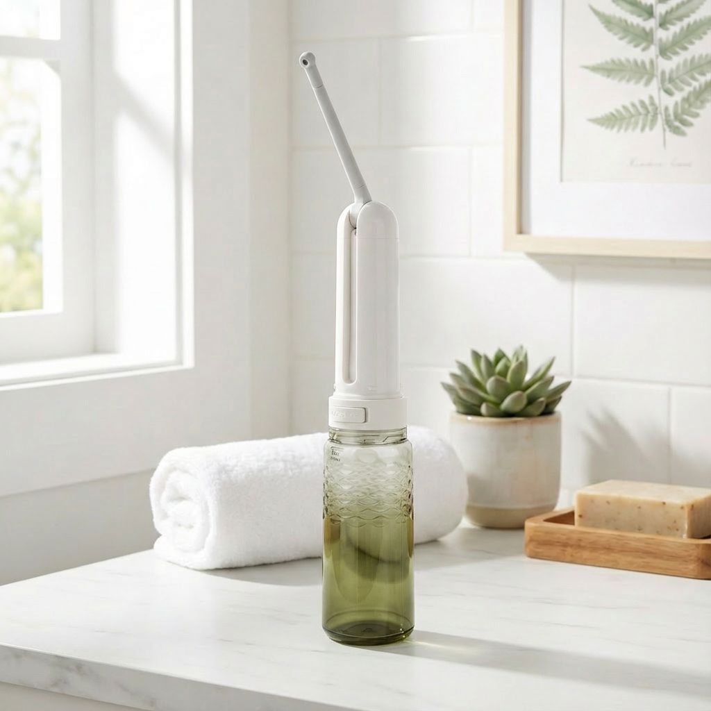 Conor Lumora Rechargeable Electric Portable Travel Bidet Sprayer - Green conors.com.au 