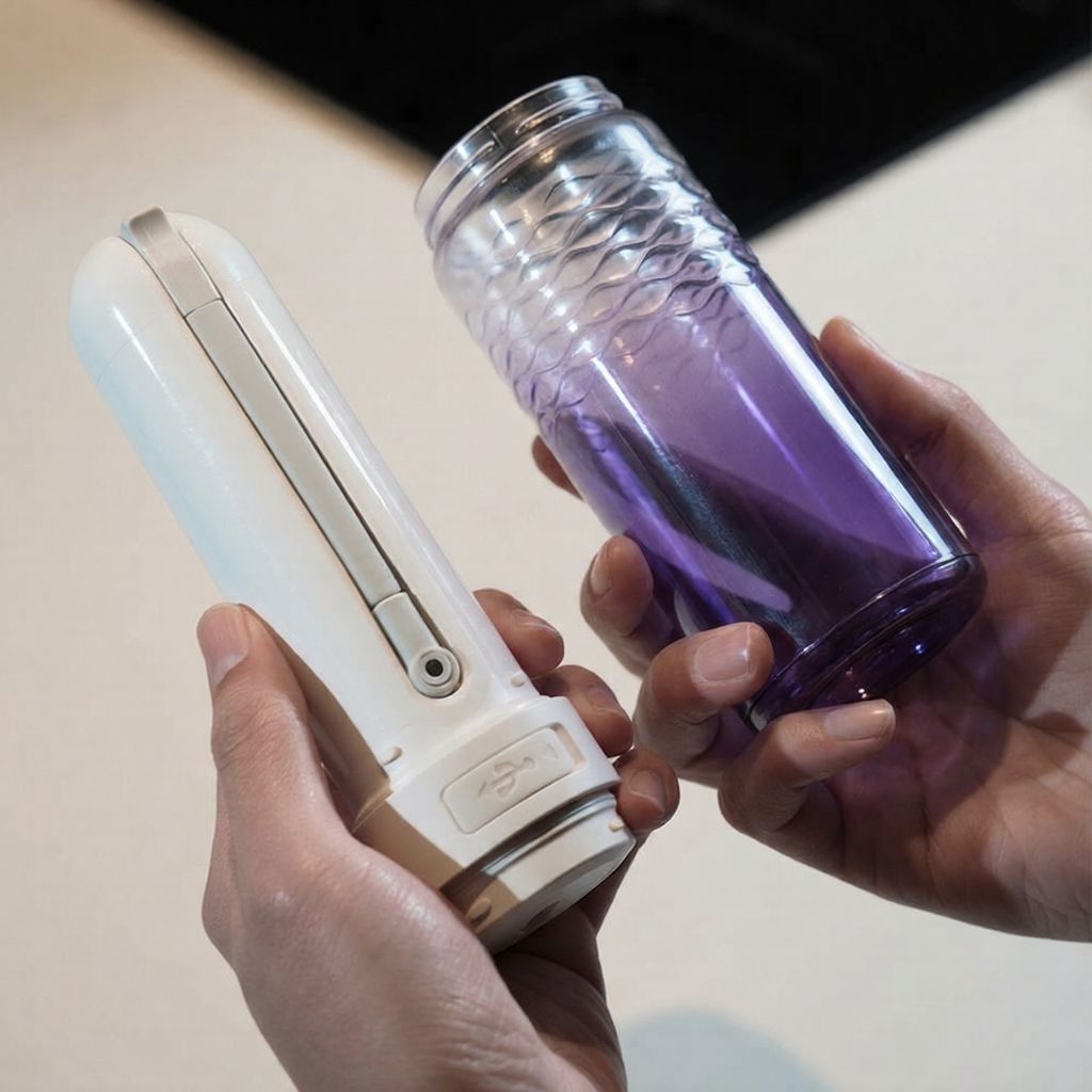 Conor Lumora Rechargeable Electric Portable Travel Bidet Sprayer - Purple conors.com.au 