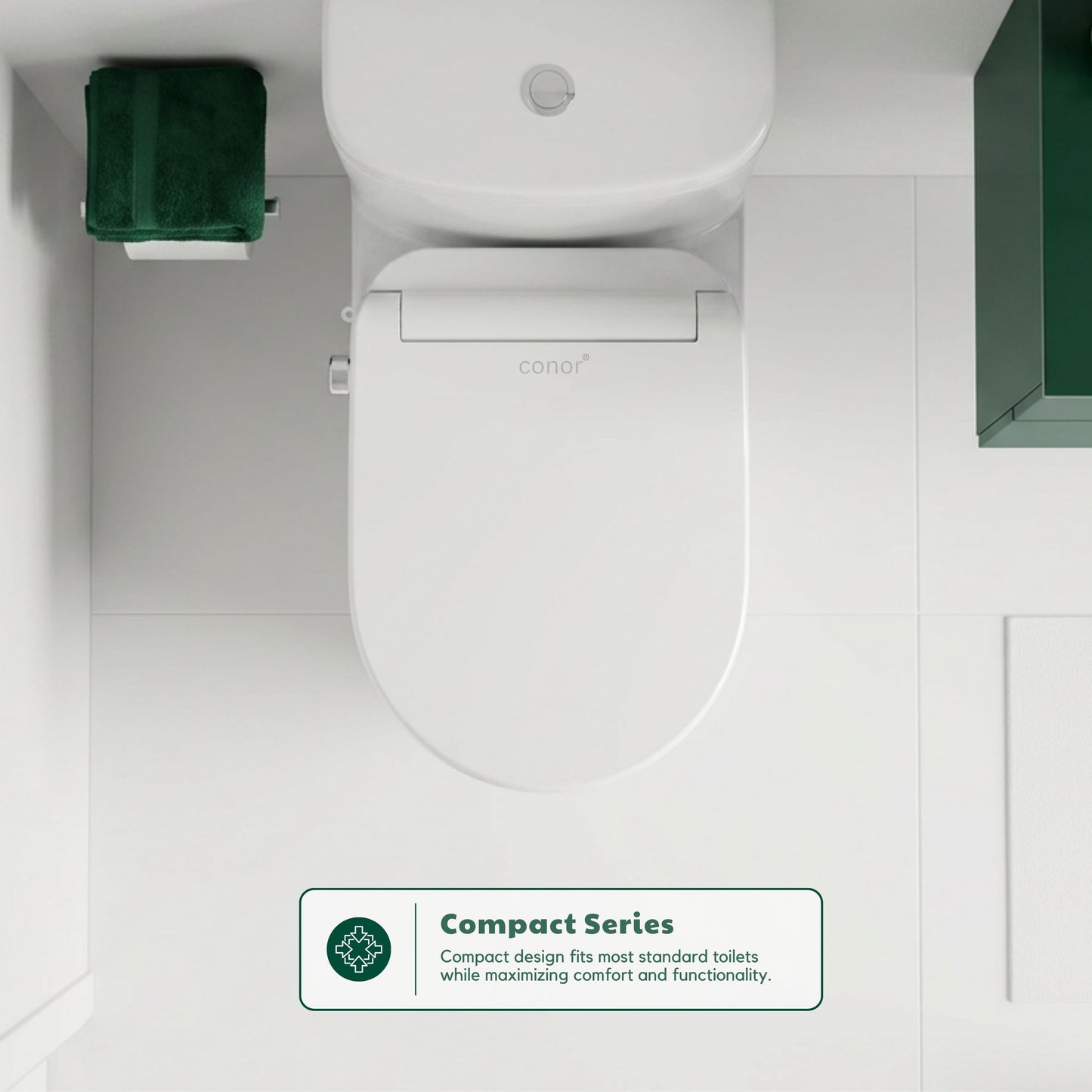 Conor Nova Smart Bidet Seat with Remote Control & Installation Kit Conor 