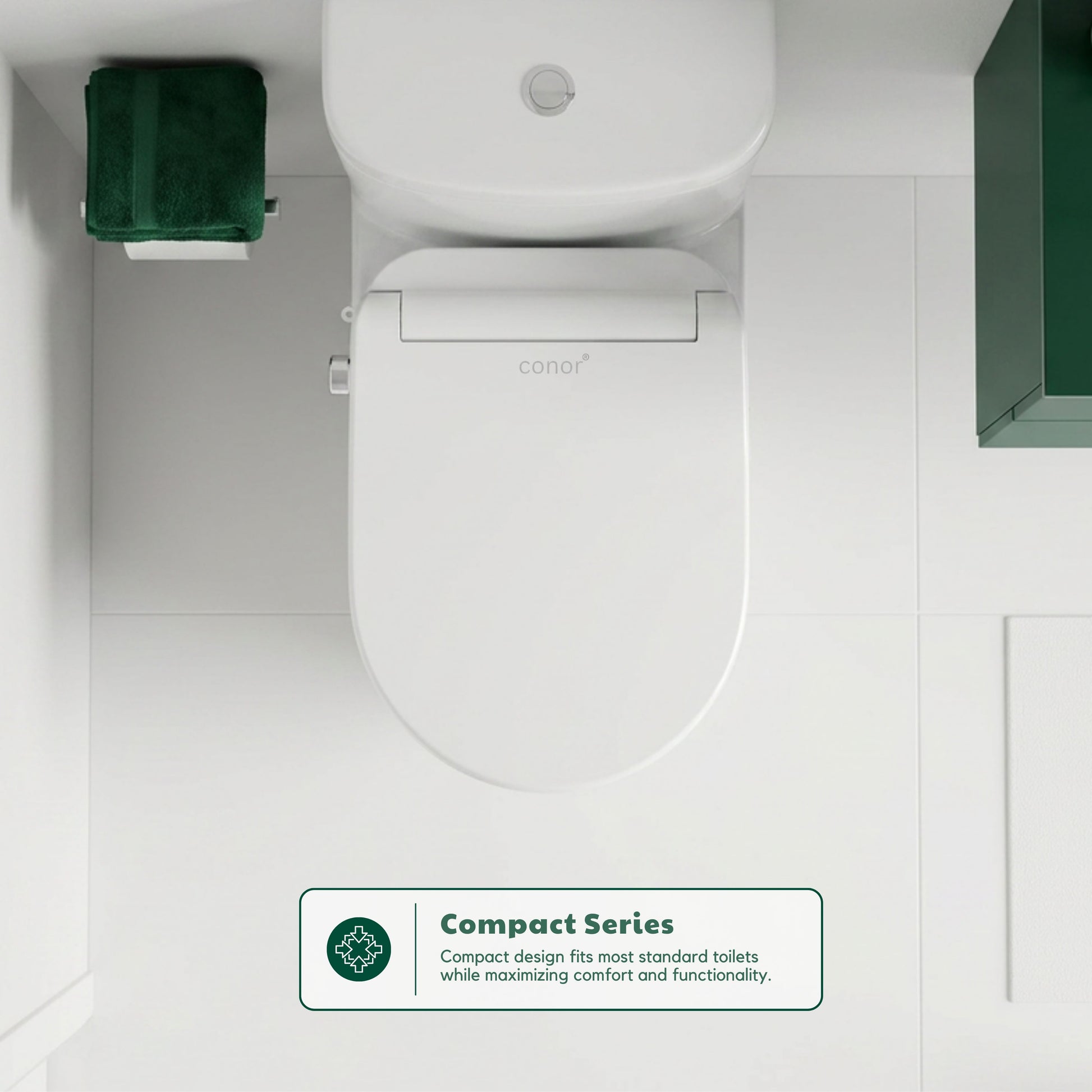 Conor Nova Smart Bidet Seat with Remote Control & Installation Kit Conor 