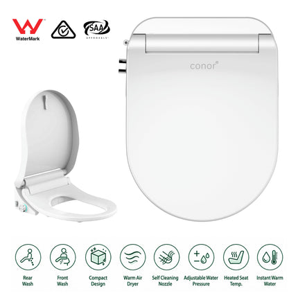Conor Nova Smart Bidet Seat with Remote Control & Installation Kit Conor 