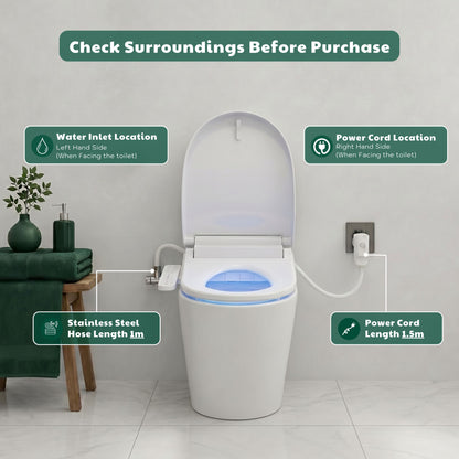 Conor Nova Smart Bidet Seat with Side Panel & Installation Kit Conor 