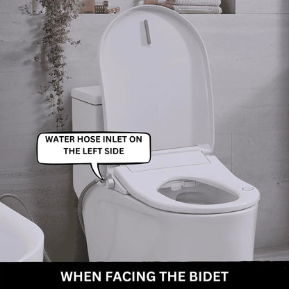 Conor Premium D Shape Heated Smart Bidet Toilet Seat with Installation Kit CONOR BIDET 