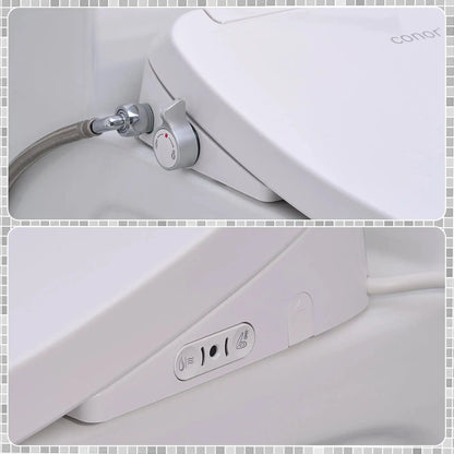Conor Premium D Shape Heated Smart Bidet Toilet Seat with Installation Kit CONOR BIDET 