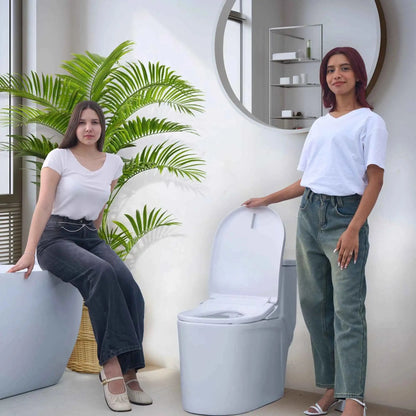 Conor Premium D Shape Heated Smart Bidet Toilet Seat with Installation Kit CONOR BIDET 