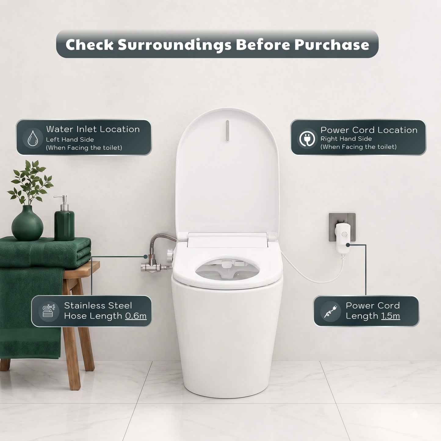 Conor Sylora Smart Bidet Toilet Seat CONOR BIDET 