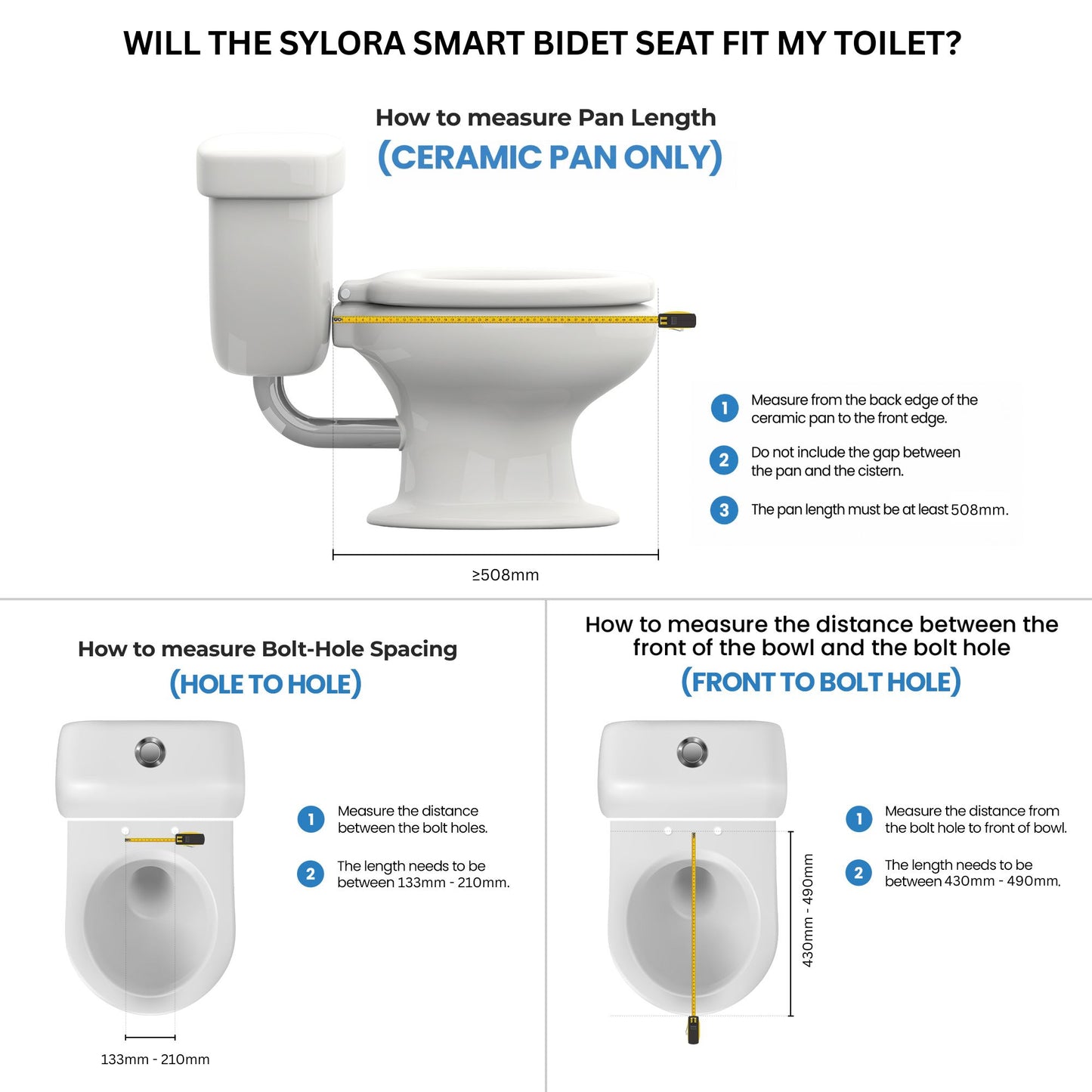 Conor Sylora Smart Bidet Toilet Seat CONOR BIDET 