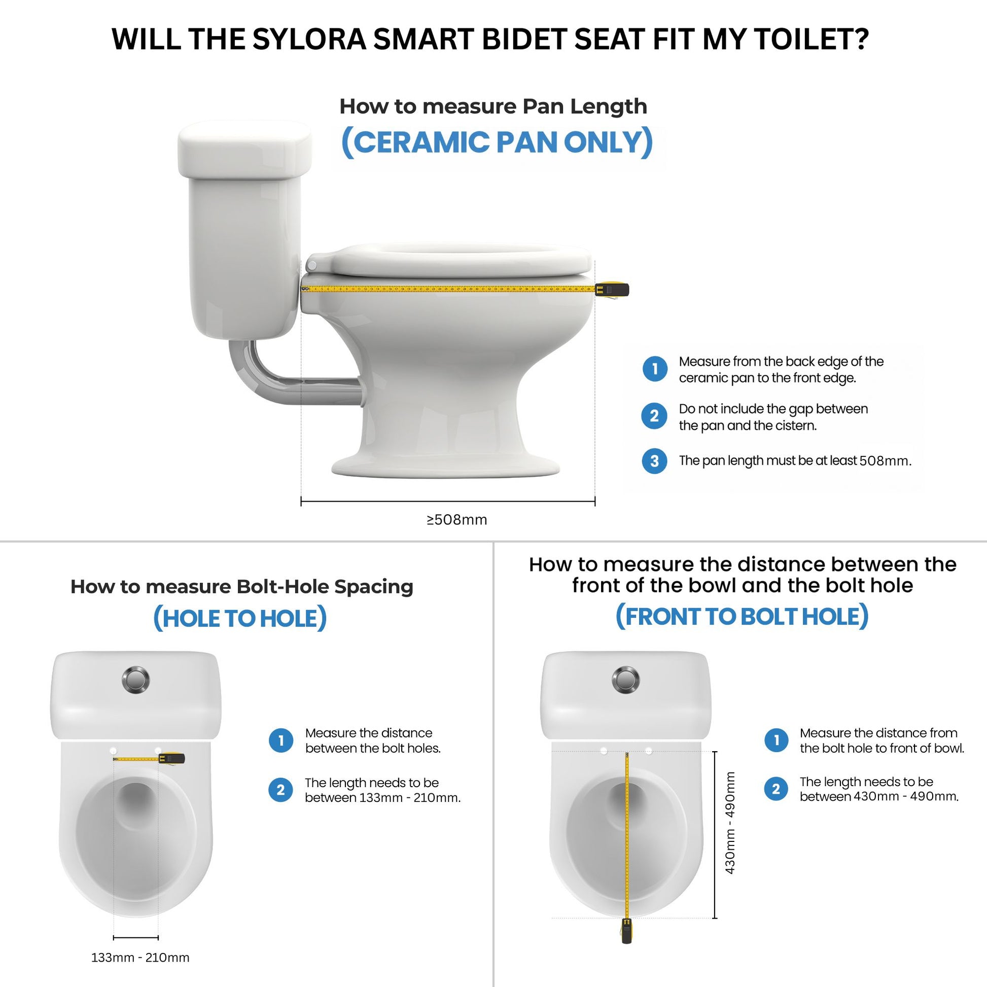Conor Sylora Smart Bidet Toilet Seat CONOR BIDET 