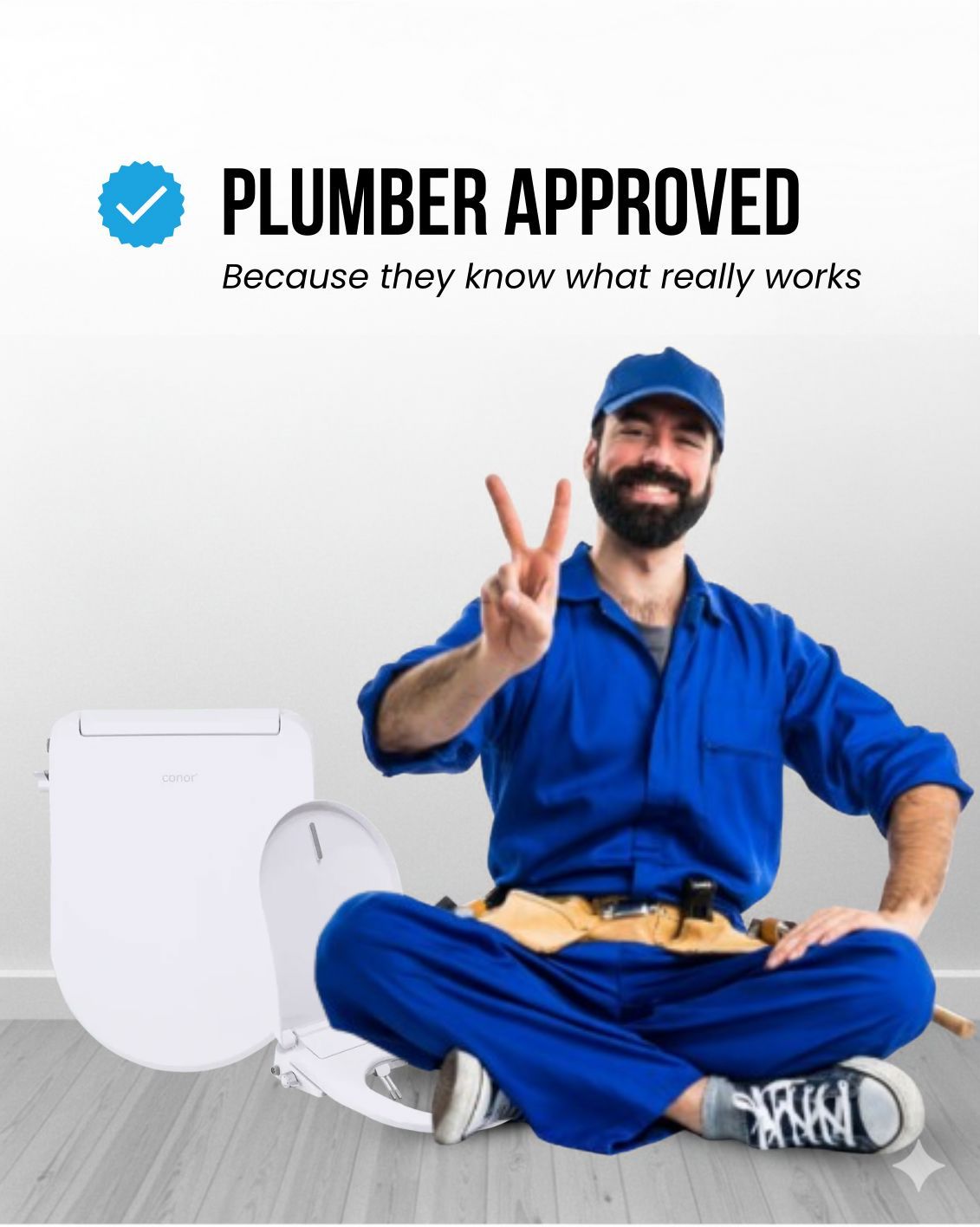 Conor Sylora Smart Bidet Toilet Seat with Installation Kit CONOR BIDET 