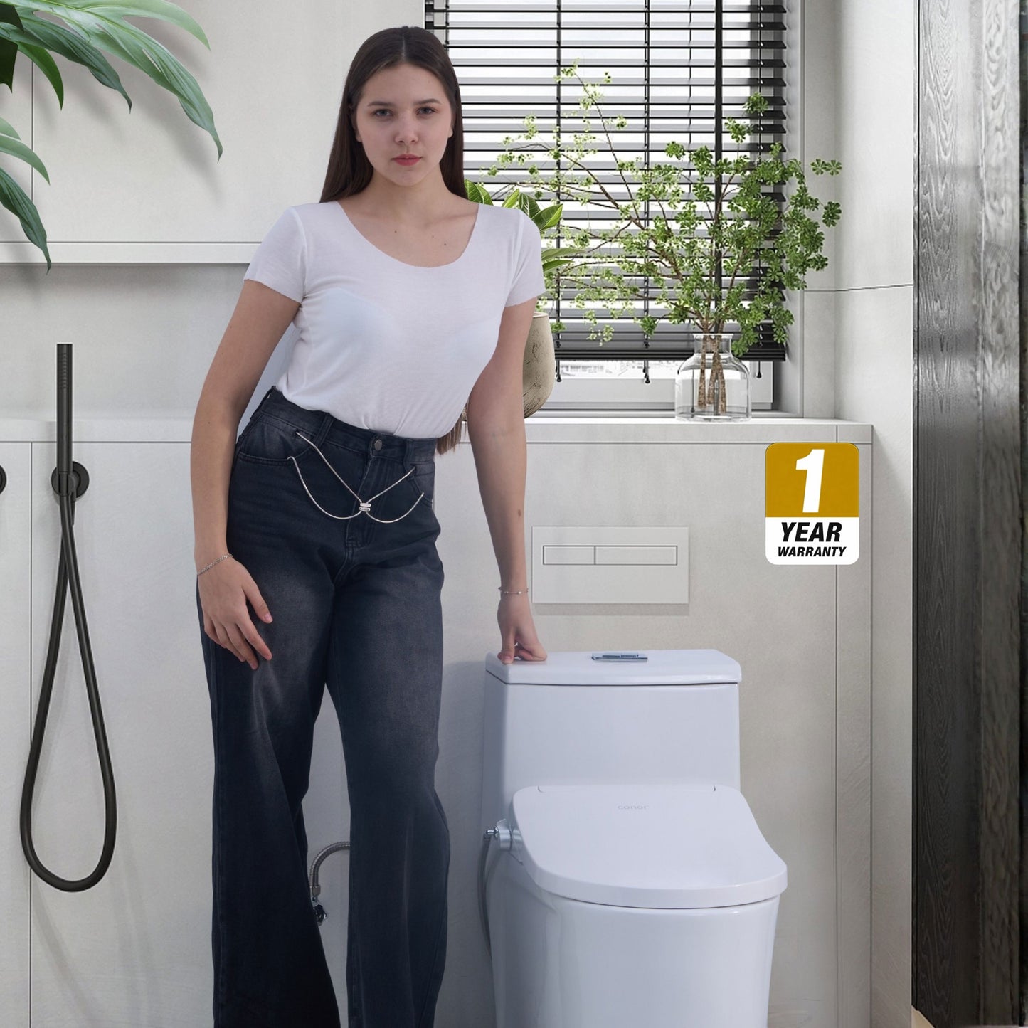 Conor Sylora Smart Bidet Toilet Seat with Installation Kit CONOR BIDET 
