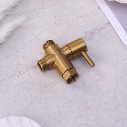 Conor T Adapter/T Valve Gold conors.com.au 