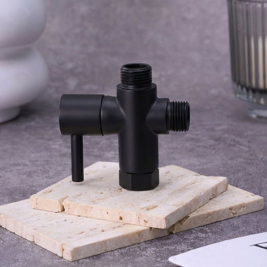 Conor T Adapter/T Valve Matt Black conors.com.au 