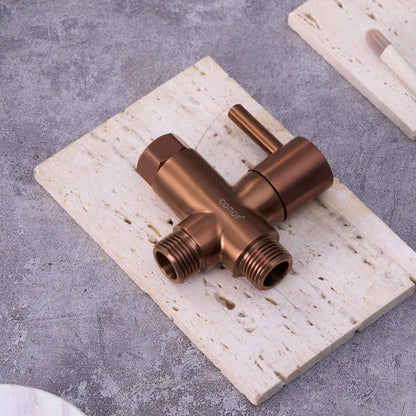 Conor T Adapter/T Valve Rose Gold conors.com.au 