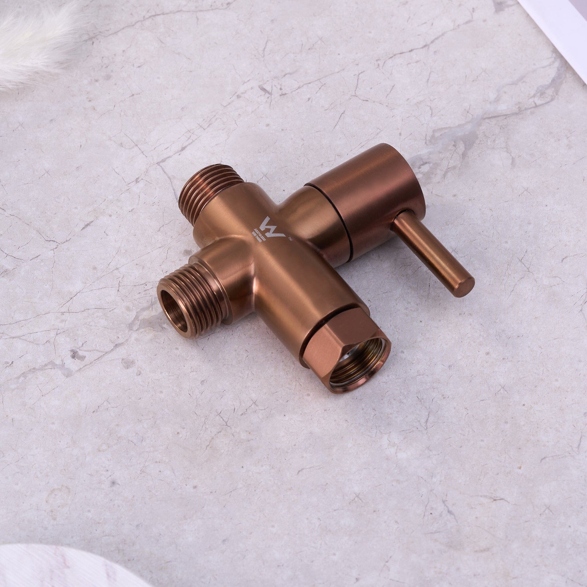 Conor T Adapter/T Valve Rose Gold conors.com.au 