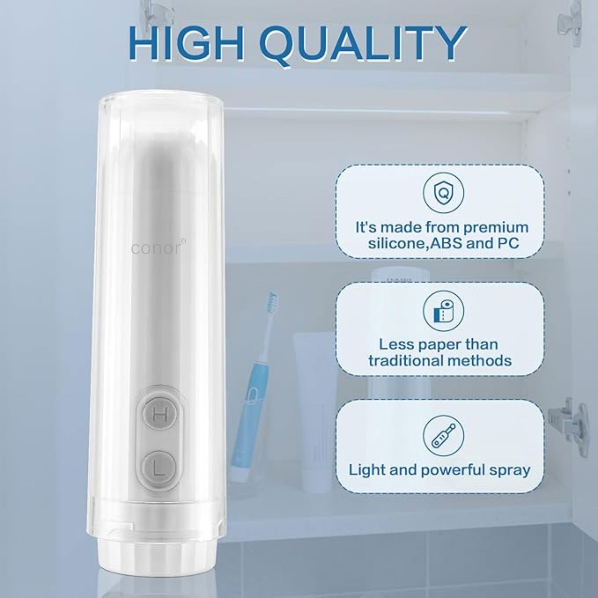 Conor Veyra Portable Bidet Sprayer – Compact Travel Bidet conors.com.au 