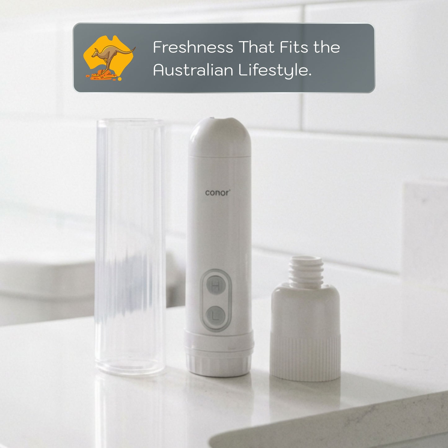 Conor Veyra Portable Bidet Sprayer – Compact Travel Bidet conors.com.au 