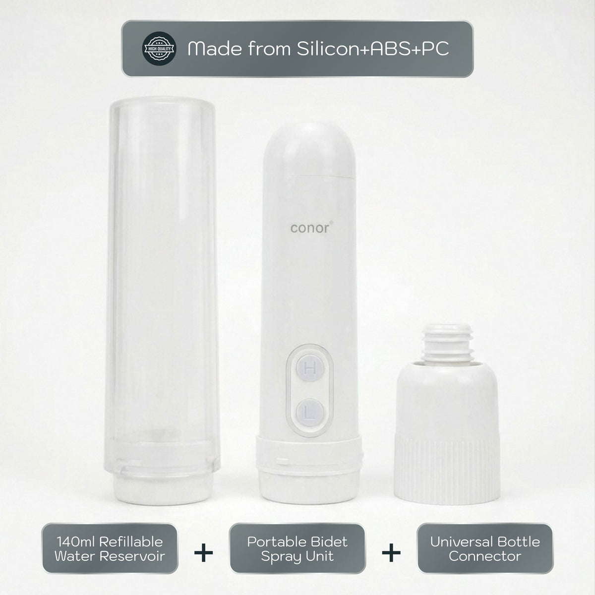 Compact 140ml Portable Bidet Bottle for Travel