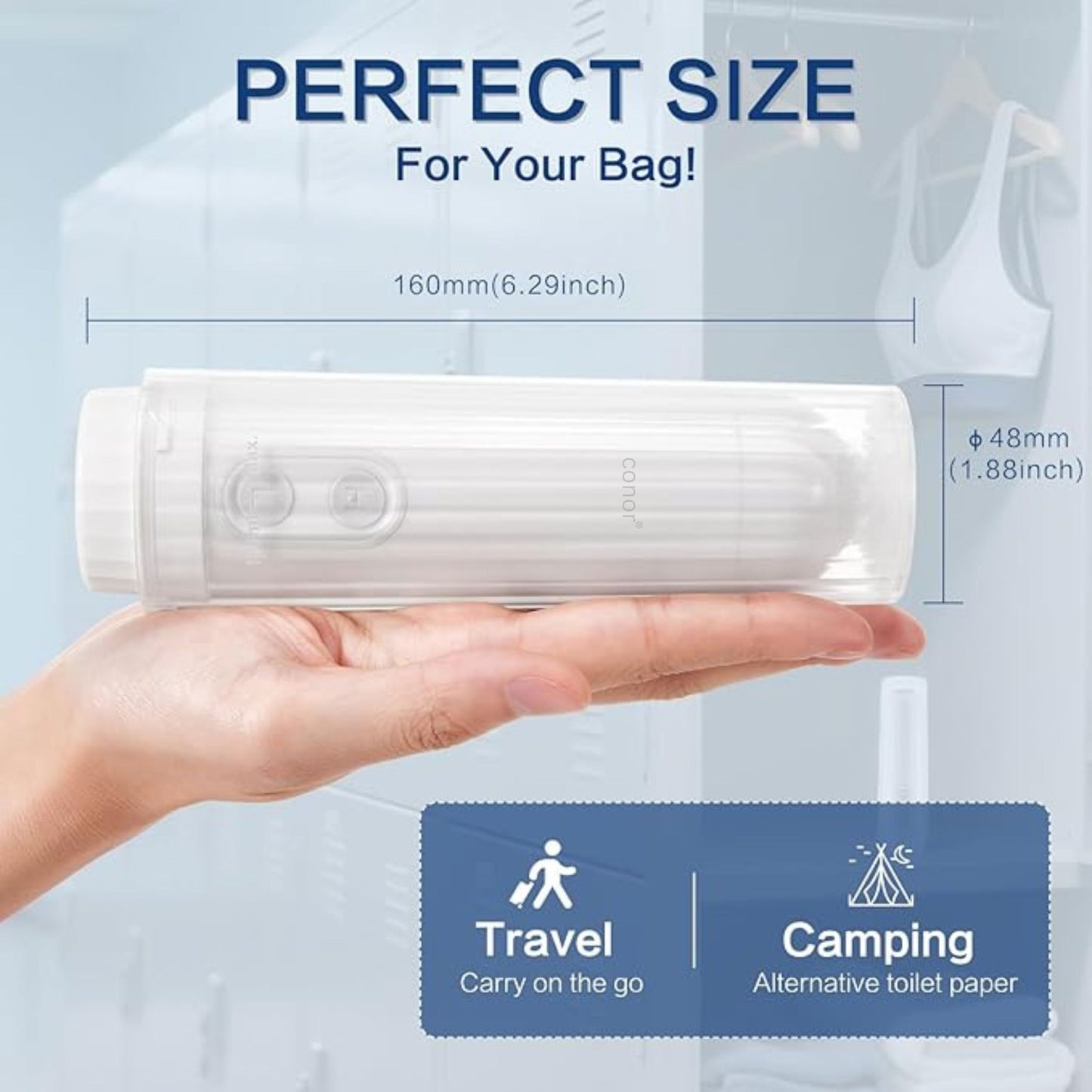 Conor Veyra Portable Bidet Sprayer – Compact Travel Bidet conors.com.au 