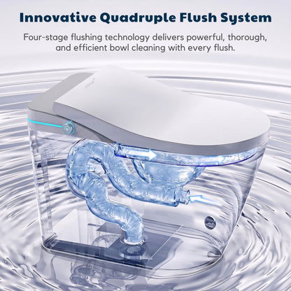 Conor Viora Grey Smart Bidet Toilet - Auto-Open Lid, Heated Seat and Infrared UV Hygiene conors.com.au 