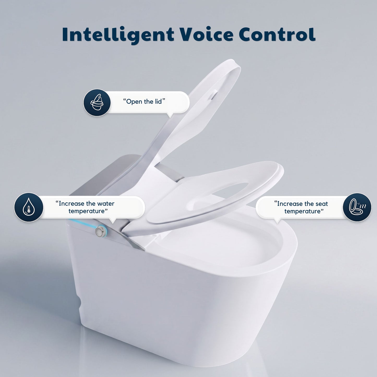Conor Viora Grey Smart Bidet Toilet - Auto-Open Lid, Heated Seat and Infrared UV Hygiene conors.com.au 