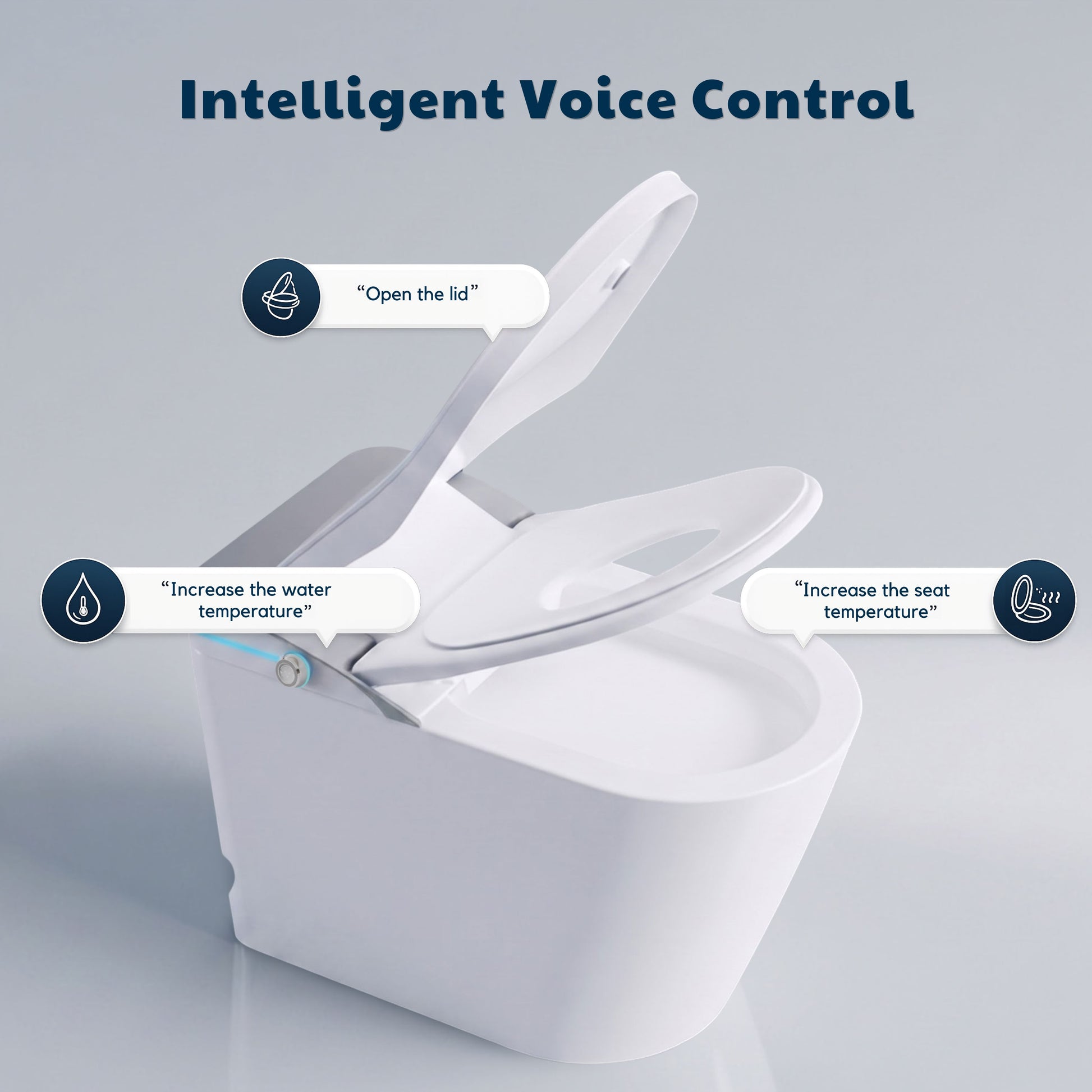 Conor Viora Grey Smart Bidet Toilet - Auto-Open Lid, Heated Seat and Infrared UV Hygiene conors.com.au 