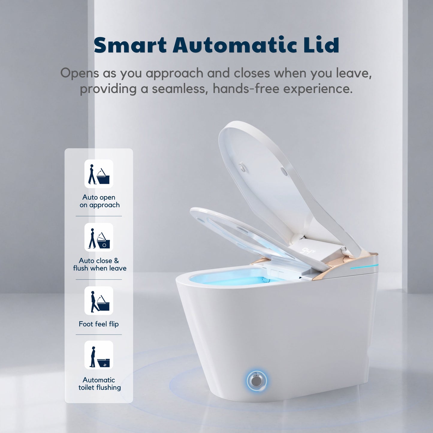 Conor Viora Smart Bidet Toilet - Auto-Open Lid, Heated Seat and Infrared UV Hygiene conors.com.au 