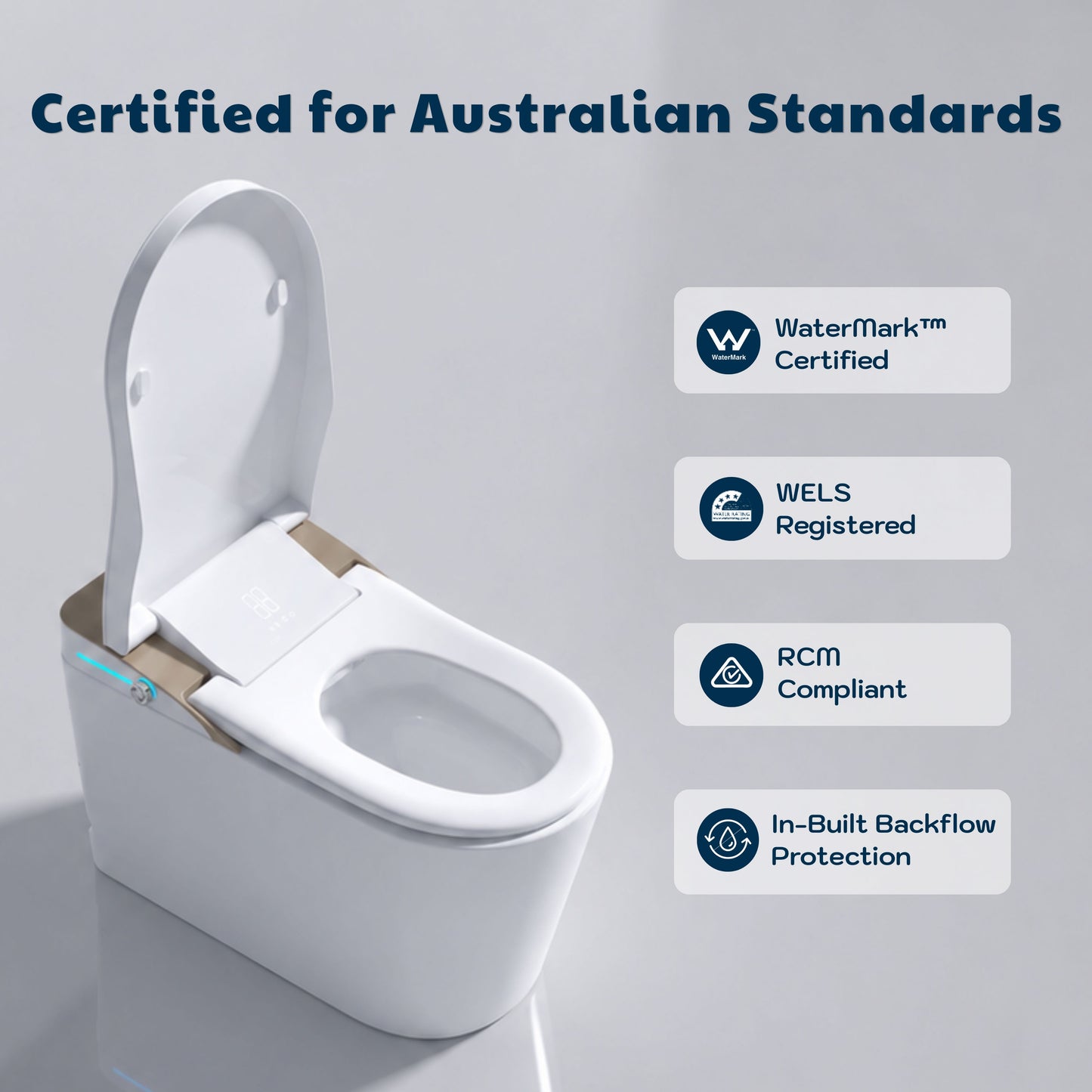 Conor Viora Smart Bidet Toilet - Auto-Open Lid, Heated Seat and Infrared UV Hygiene conors.com.au 