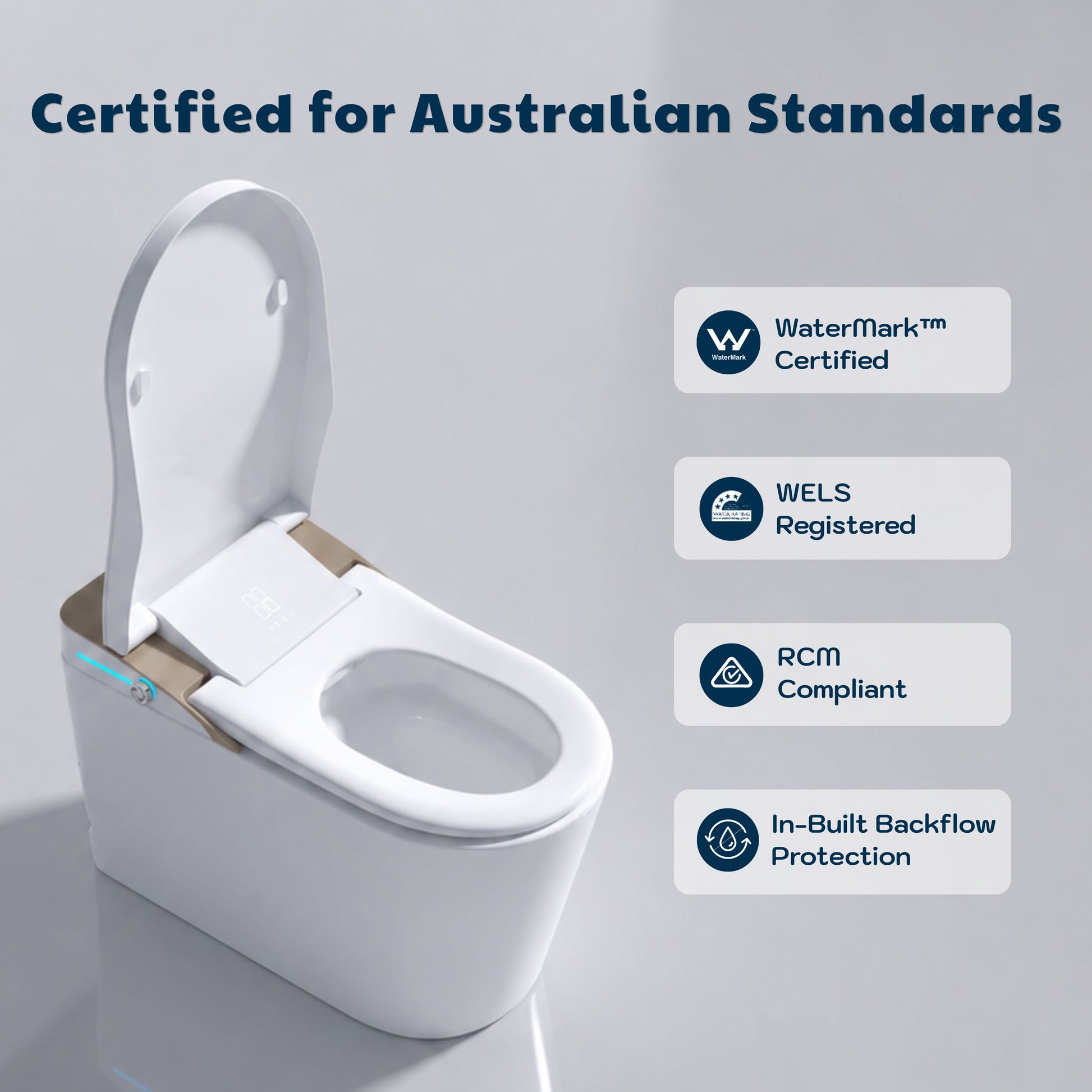 Conor Viora Smart Bidet Toilet - Auto-Open Lid, Heated Seat and Infrared UV Hygiene conors.com.au 