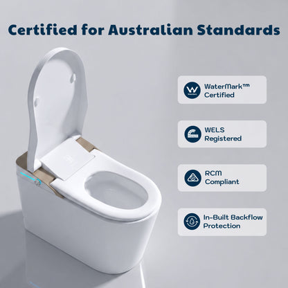 Conor Viora Smart Bidet Toilet - Auto-Open Lid, Heated Seat and Infrared UV Hygiene conors.com.au 