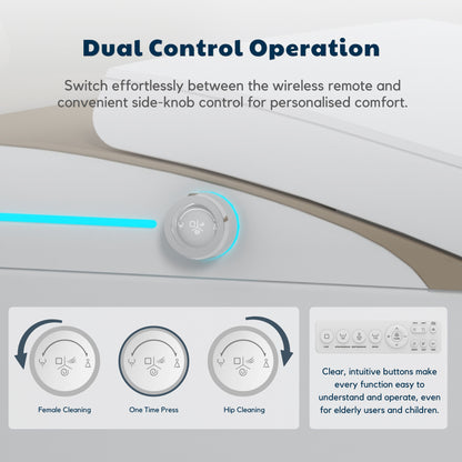 Conor Viora Smart Bidet Toilet - Auto-Open Lid, Heated Seat and Infrared UV Hygiene conors.com.au 