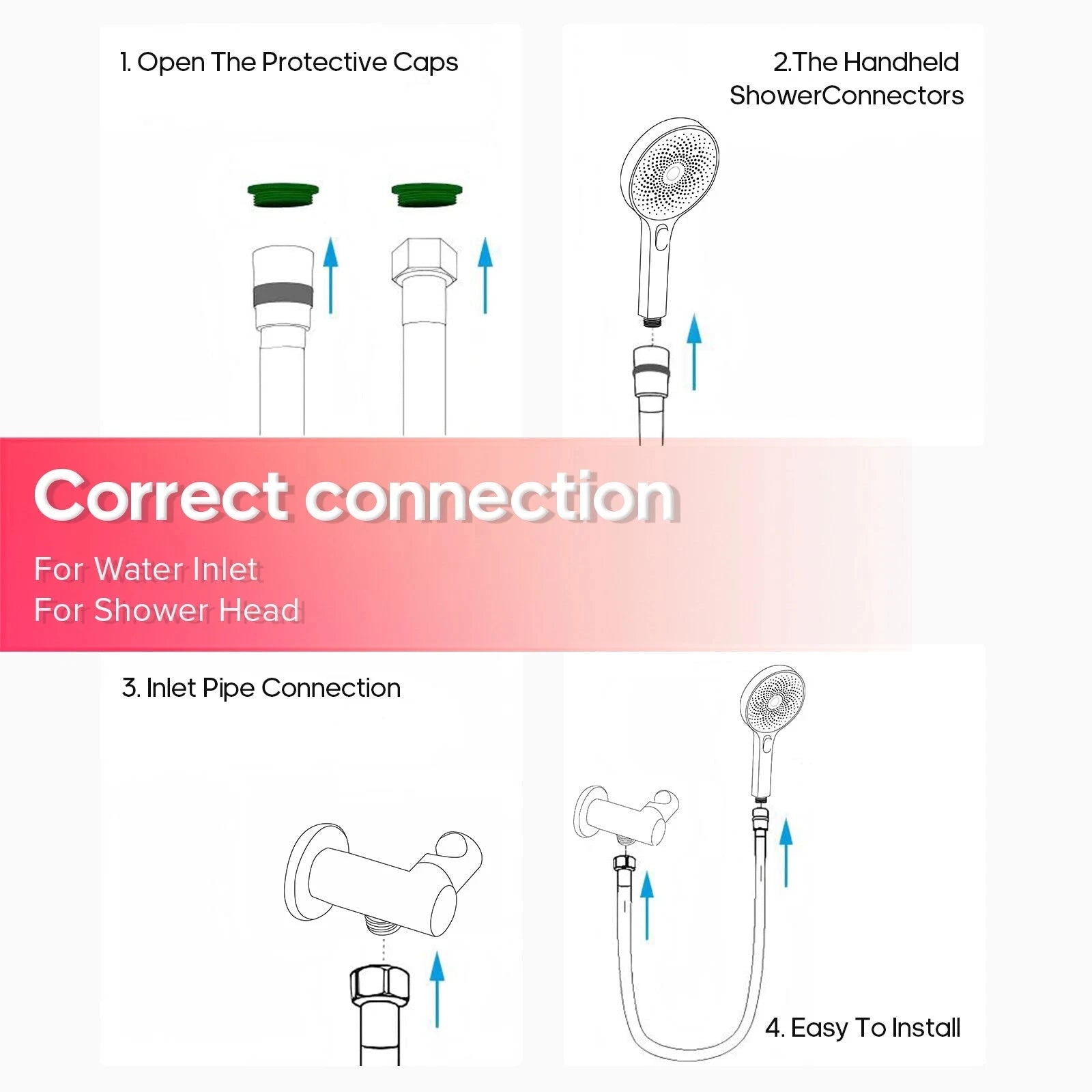 Premium Flexible Bidet Hose Gold conors.com.au 